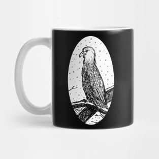 Eagle in Snow - Small Mug